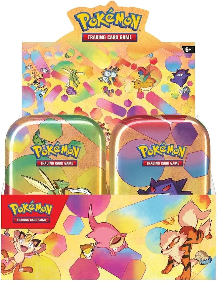 Pokemon Scarlet and Violet 151 Mini Tin Display (10 Tins) - New/Sealed