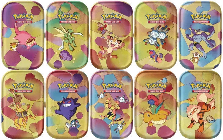 Pokemon Scarlet and Violet 151 Mini Tin Display (10 Tins) - New/Sealed