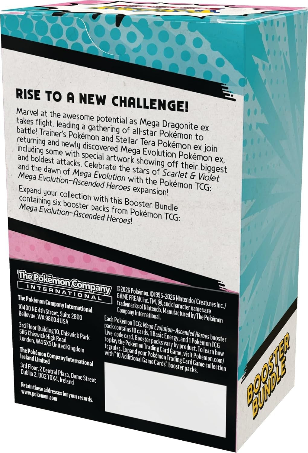 Pokemon TCG Mega Evolution: Ascended Heroes (ME2.5) Booster Bundle Sealed